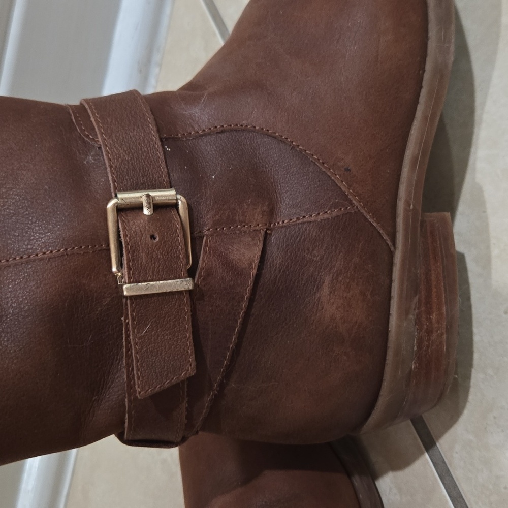 GB Girls Knee High Leather Boots Brown Size 3M from Dillard's - Picture 10 of 13